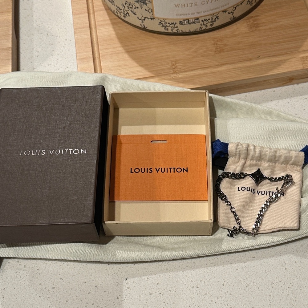Louis Vuitton Orange and Cream Jewelry Set
Also comes with a COA